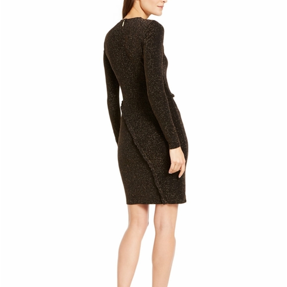 MICHAEL Michael Kors Metallic Ruffle-Trim Dress, - Picture 2 of 4